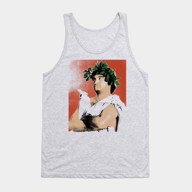 Retro John Belushi Animal House Graphic Tank Top by dopelope